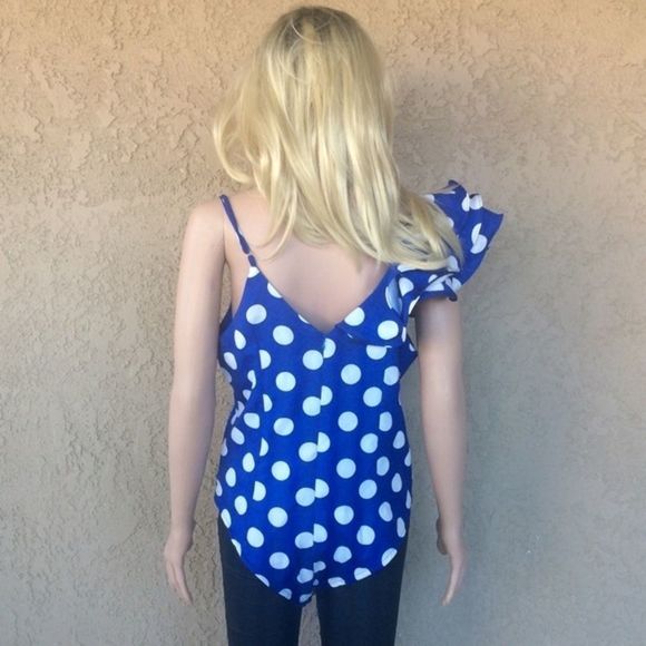 Tea & Cup Polka Dot Bodysuit Blouse - Picture 5 of 9